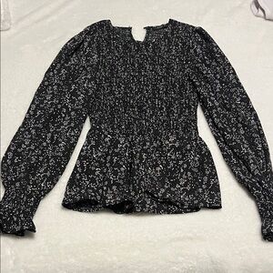 Elegant Black and White Women's Top